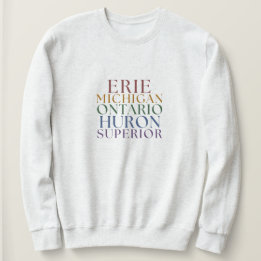 Sweatshirt Sweat-shirt à capuche des Grands Lacs du Michigan