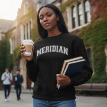 Sweat-shirt de style universitaire MERIDIAN Amériq