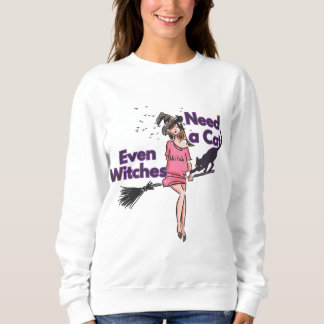Sweatshirt Sweat-shirt drôle de sorcière d'Halloween