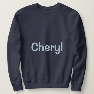 Sweatshirt Sweat-shirt personnalisé bleu marine pour femme