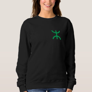 Sweatshirt sweat-shirt pour femmes avec drapeau des Amazigh