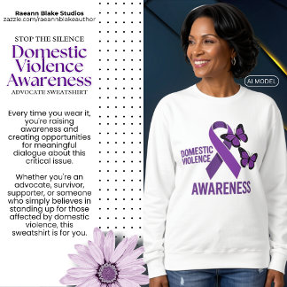 Sweatshirt Sweat-shirt pour femmes sensibilisées à la violenc