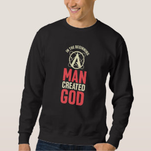 Sweatshirt Symbole athéisme athée Agnostique Anti Religion