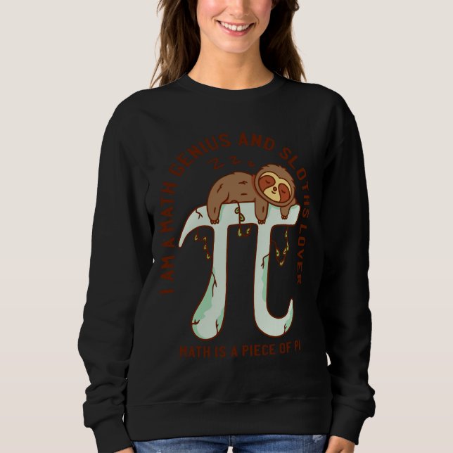 Sweatshirt Symbole de 14 Pi Math Sci (Devant)