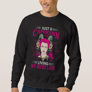 Sweatshirt SYMBOLE DE NAISSANCE Zodiaque Capricorne
