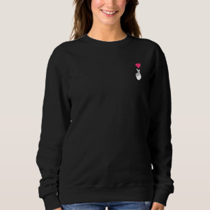 Sweatshirt Symbole main coréen du doigt K Pop Love Sarangh
