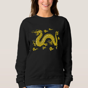 Sweatshirt Symbole traditionnel chinois du dragon de pouvoir
