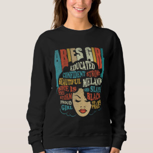 Sweatshirt SYMBOLE Zodiaque Aries Girl Astrologie Astrol