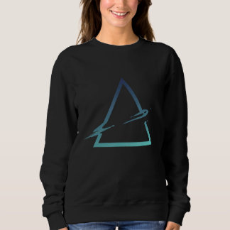 Sweatshirt Symboles de géométrie triangulaire déchirés