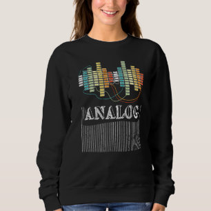 Sweatshirt Synthétiseur analogique Musique Retro Vintage