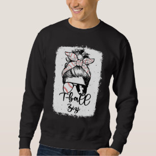 Sweatshirt T Ball Zizi Vintage Léopard Chignon Décoiffé Décol