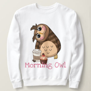 Sweatshirt T-shirt Chouette du matin