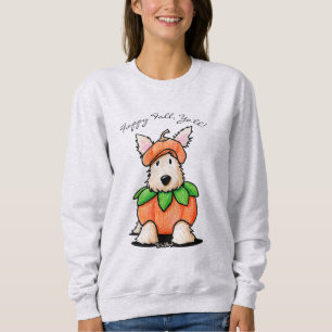 Sweatshirt T-shirt Citrouille KiniArt Scottie Terrier