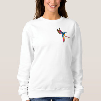 Sweatshirt T-shirt de base pour femmes / colibri