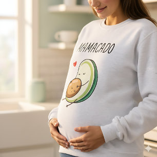 Sweatshirt T-shirt de grossesse drôle MAMACADO   Maman Avocat