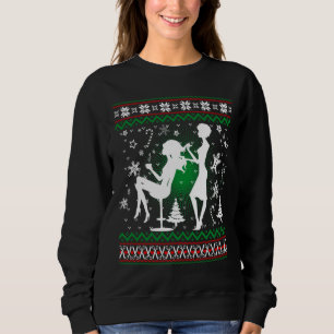 Sweatshirt T-shirt de Noël de coiffeur