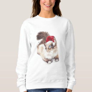 Sweatshirt T-shirt de Noël de Ragdoll par Artist GV Hemmings