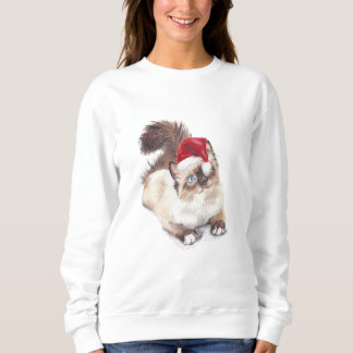 Sweatshirt T-shirt de Noël de Ragdoll par Artist GV Hemmings