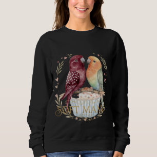 Sweatshirt T-shirt doux Colombe Amour Maman aquarelle Mite