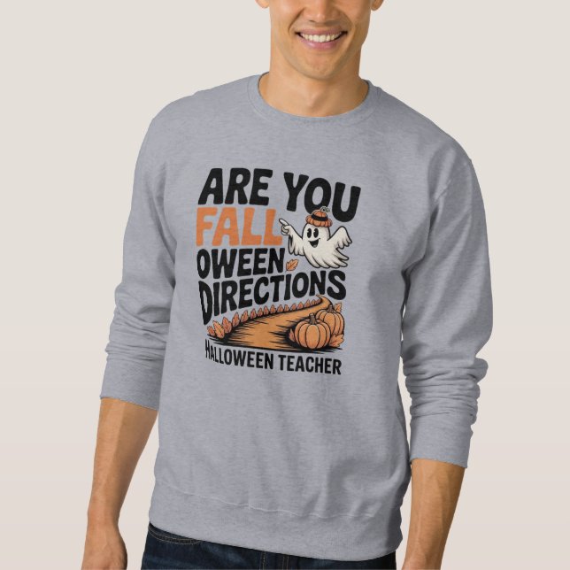 Sweatshirt T-shirt Funny Fall-o-Ween Vibes (Devant)