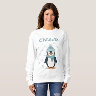 Sweatshirt T-shirt Kawaii Penguin - Chillioze Winter Tee