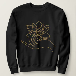 Sweatshirt T-Shirt Minimaliste Affirmation d'Abondance
