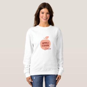 Sweatshirt T-shirt pour femme Cidre de pomme – Minimaliste au