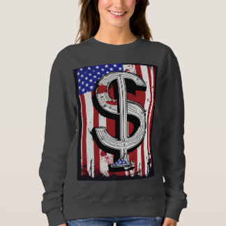 Sweatshirt T-Shirt pour filles américaines - Porte élégante e