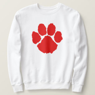 Sweatshirt T-Shirt Red Paw