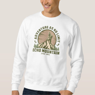Sweatshirt T-Shirt Retro Echo Mountain Hike Sunset