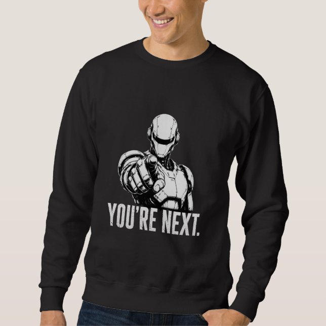 Sweatshirt T-Shirt Robot IA | Intelligence Artificielle  (Devant)
