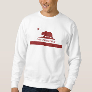 Sweatshirt T-shirt rouge de drapeau de République de la