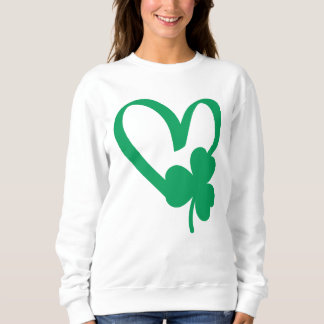 Sweatshirt T-shirt Shamrock de la Saint Patrick