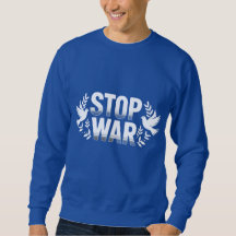 T-shirt "STOP WAR" avec plusieurs colombes de la p