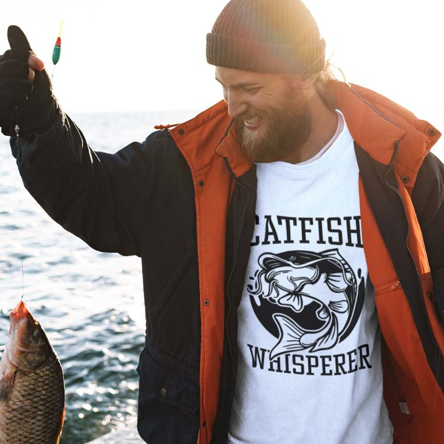 Sweatshirt T-shirt Whisperer de poisson (Créateur téléchargé)