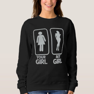Sweatshirt Ta Fille Ma Fille Sarcastique