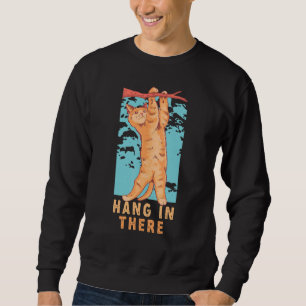 Sweatshirt Tabby Chat Hang Dans Là Feline Compagnon Chats