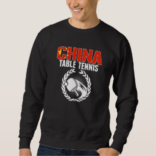 Sweatshirt Table de tennis de Chine fière Support Ping Pong c