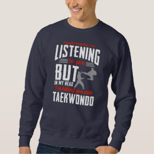 Sweatshirt Taekwondo pour enfants Hommes Femmes Garçons Fille
