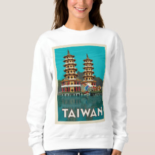 Sweatshirt Taïwan Pagode Du Dragon Et Du Tigre