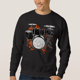 Sweatshirt Tambour à tambour rétro