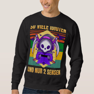 Sweatshirt Tant D'Idoles Et Seulement Deux Scythes Retro Jeu