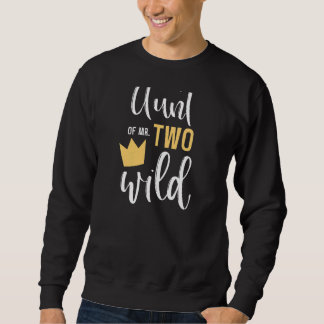 Sweatshirt Tante Des Femmes De M. Deux Wild 2e Anniversaire F