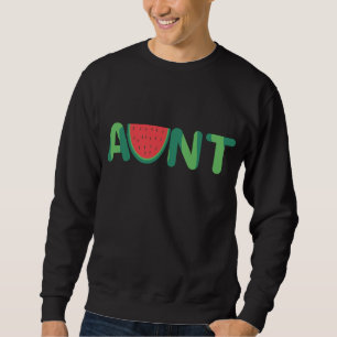 Sweatshirt Tante Watermelon Tante Melon mignonne Graphisme