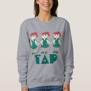 Sweatshirt Tap Dance Enseignant Redhead Girl Dancer Tapdancin