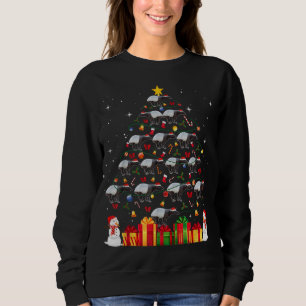 Sweatshirt Tapir Arbre De Noël Mignonne Odeur De Cadeau A