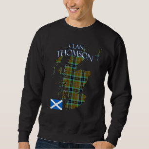 Sweatshirt Tartan du clan écossais Thompson Écosse