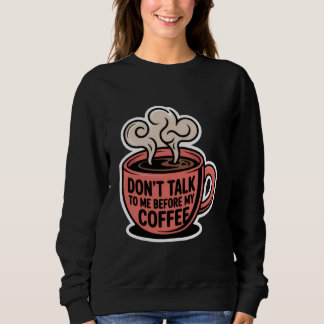 Sweatshirt tasse à café rouge à vapeur, T-shirt