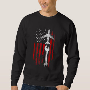 Sweatshirt Technicien en aéronautique - avion - Pavillon