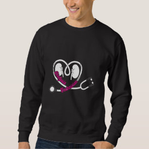 Sweatshirt Technicien en dialyse Infirmière Stethoscope